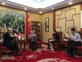 中国友好中心与中国驻光州总领事馆举行座谈会
